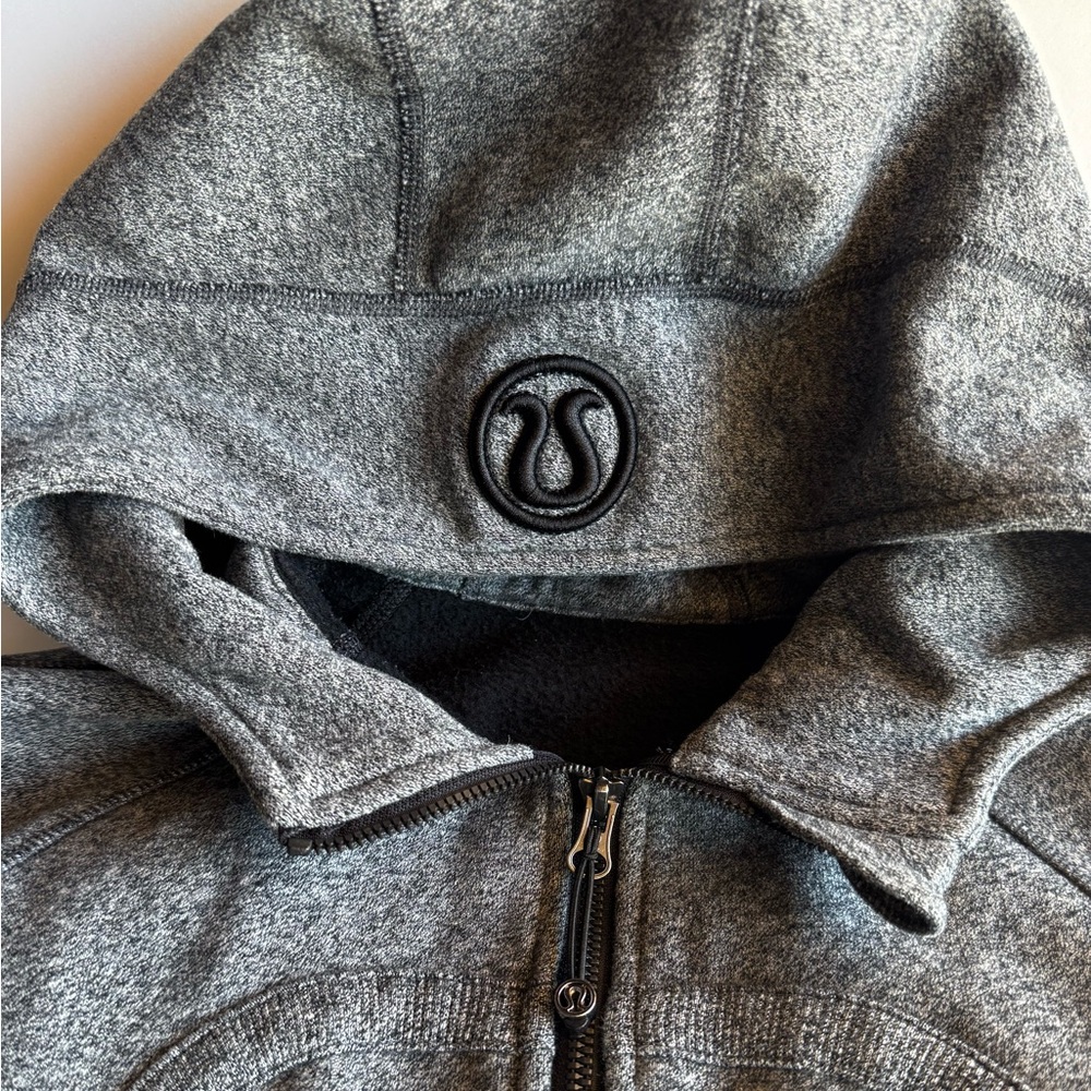 Lululemon Scuba Plush Hoodie Full Zip Jacket Size 8 - Picture 10 of 10